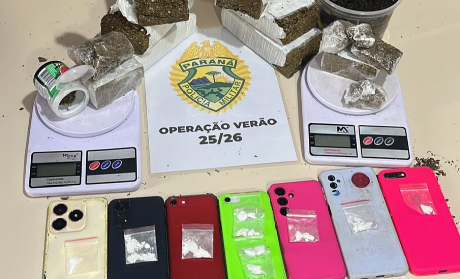 PMPR desarticula ponto de tráfico de drogas em Pontal do Paraná