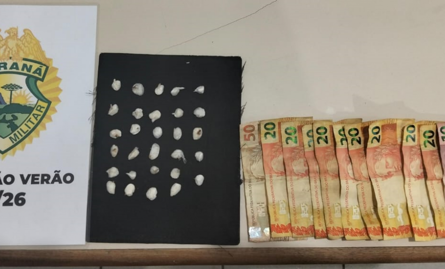 PMPR prende dois homens por tráfico em Guaratuba