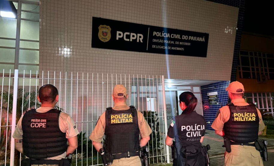 PCPR e PMPR prendem homem investigado por homicídio de mulher desaparecida em Matinhos