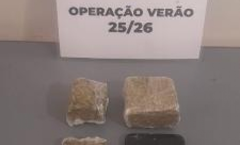 PMPR detém suspeito de tráfico de drogas em Guaratuba durante Verão Maior Paraná