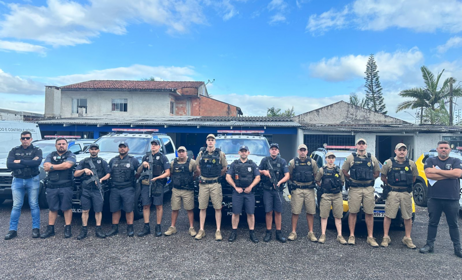 Polícia Penal e PMPR fiscalizam monitorados por tornozeleira eletrônica em Matinhos e Guaratuba