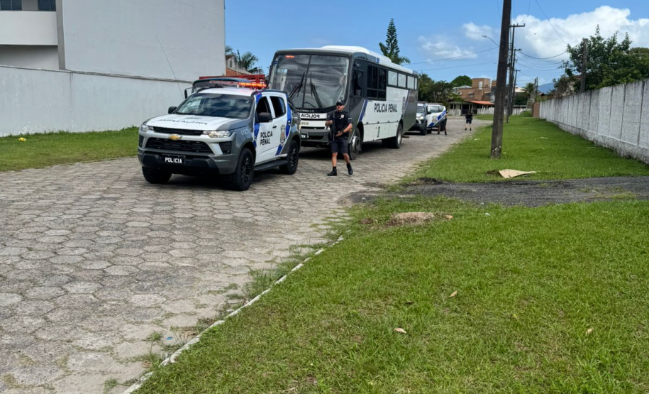 PPPR realiza transferência de custodiados para Piraquara durante o Verão Maior Paraná