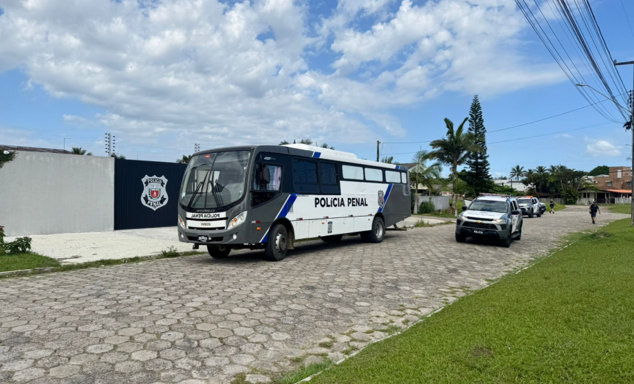 PPPR realiza transferência de custodiados para Piraquara durante o Verão Maior Paraná