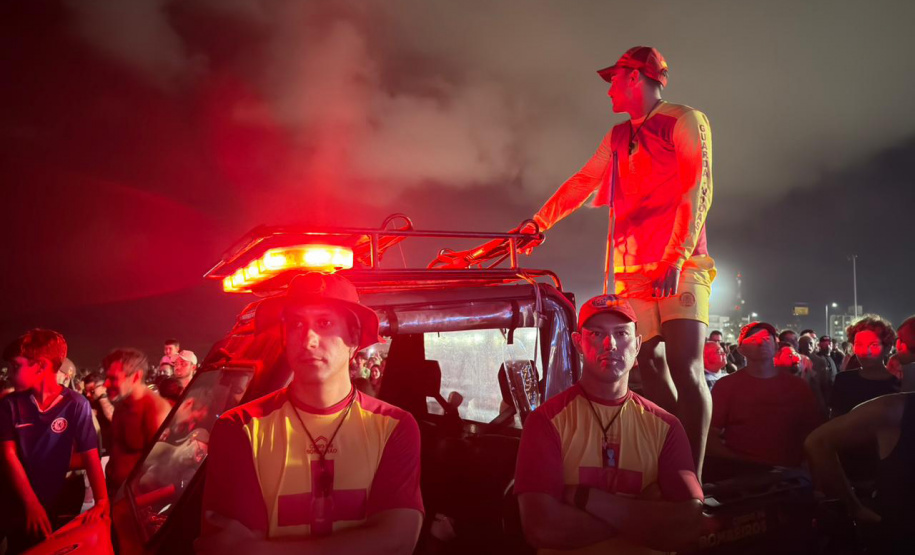 Bombeiros reforçam atuação em shows com motos aquáticas e drone com câmera térmica