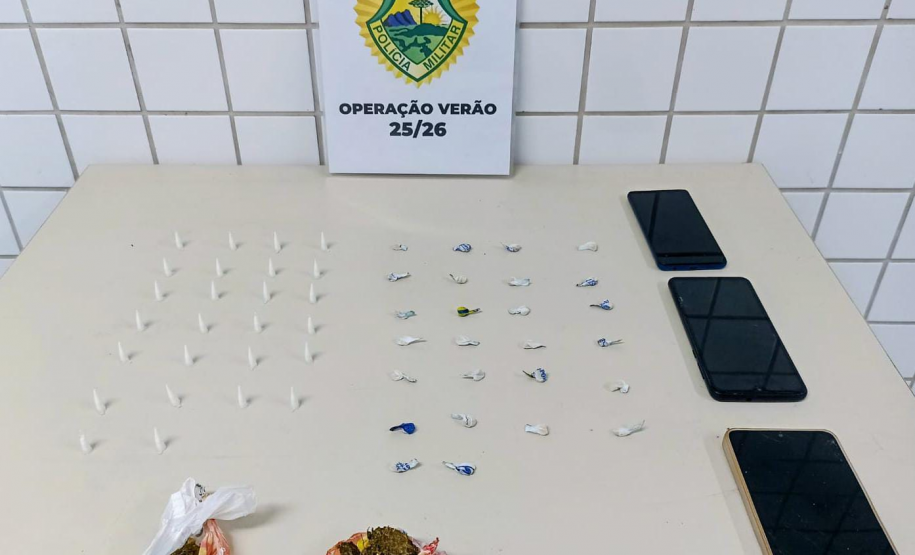 PMPR prende dupla por tráfico de drogas no Pico de Matinhos