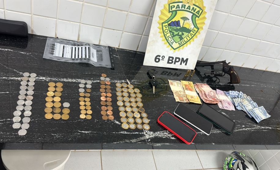PMPR prende quatro homens por roubo e recupera veículos em Cascavel