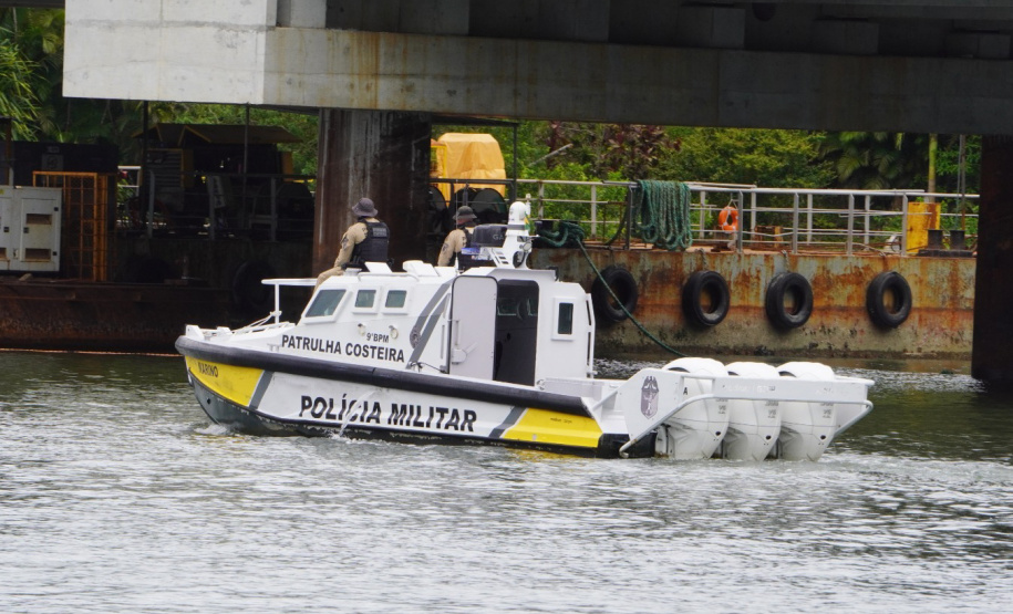 Forças de segurança fazem nova operação integrada no ferry boat de Guaratuba