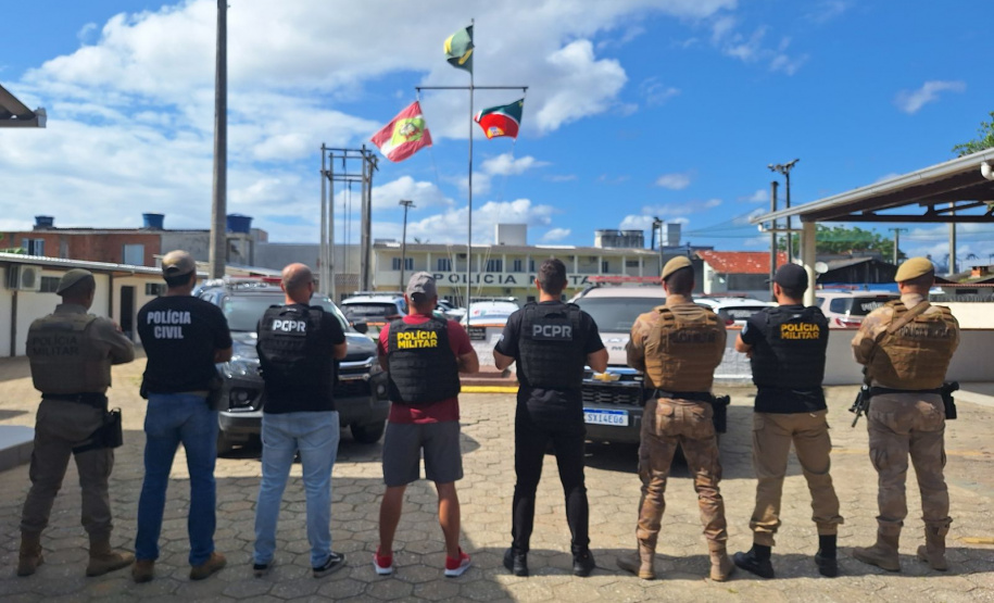 Forças de segurança prendem homem por homicídio ocorrido em Paranaguá