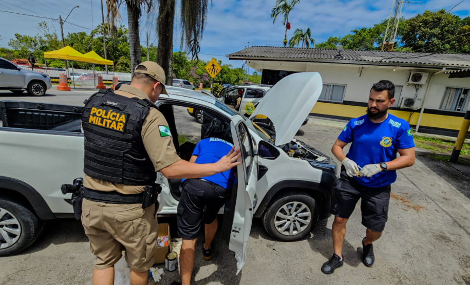 Monitoramento do Olho Vivo leva PMPR a recuperar no Litoral carro furtado em São Paulo
