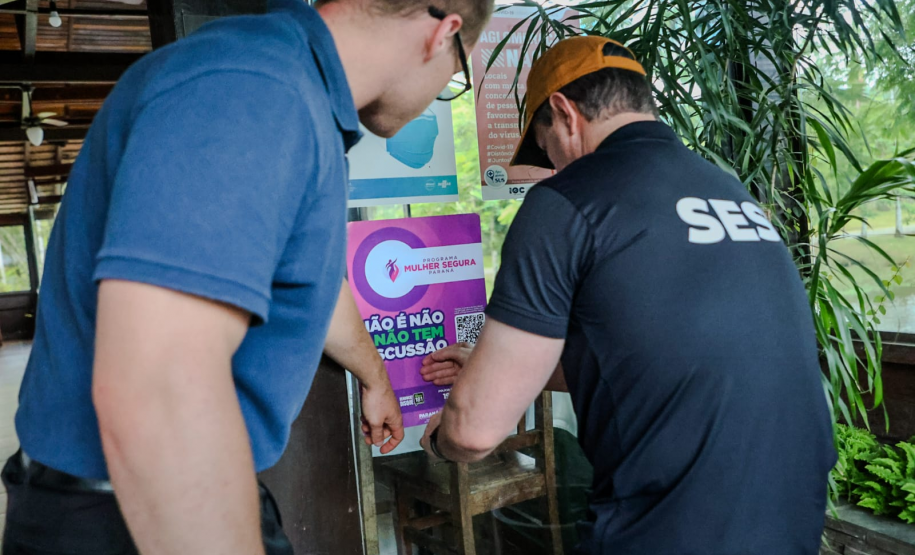 Ação do Programa Mulher Segura orienta moradores e turistas em Morretes
