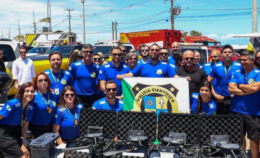 Polícia Científica do Paraná recebe armamento de ponta pela primeira fez na história