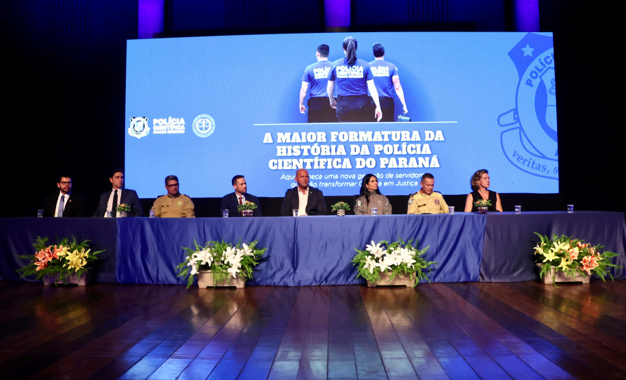 186 novos profissionais: Polícia Científica do Paraná realiza maior formatura da história