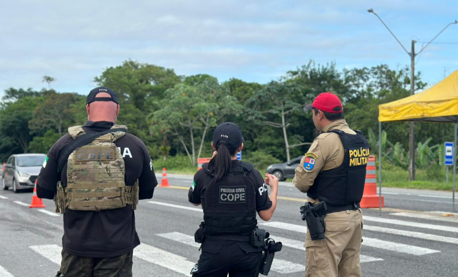 Ação integrada reforça policiamento e fiscalização nas rodovias do Litoral do Paraná
