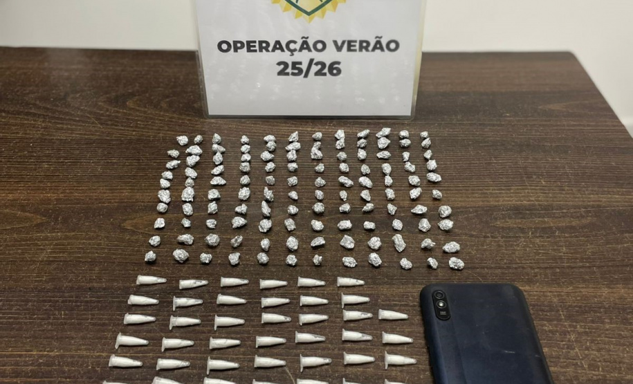 PMPR detém homem com drogas durante patrulhamento em Matinhos