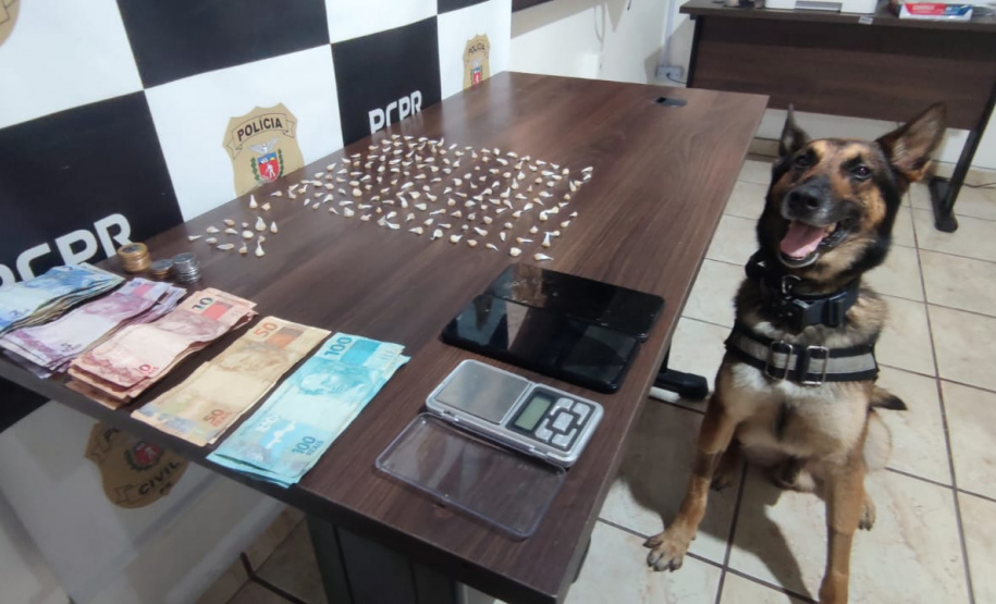 PCPR desarticula esquema de tráfico e prende quatro pessoas em flagrante em Guaratuba