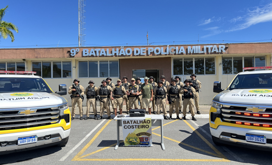 PMPR entrega drone à Patrulha Costeira e equipamento já será usado no Carnaval