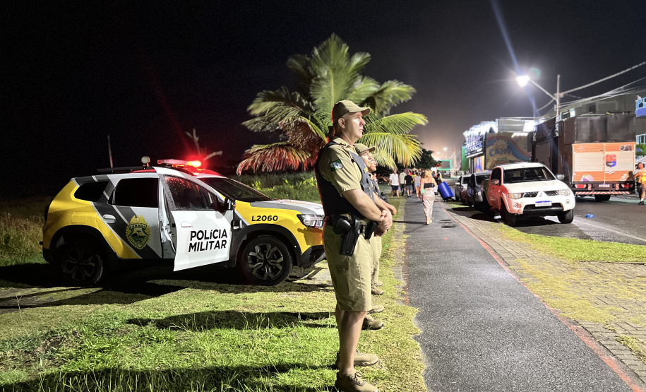 PMPR garante segurança no terceiro dia de Carnaval em Pontal do Paraná