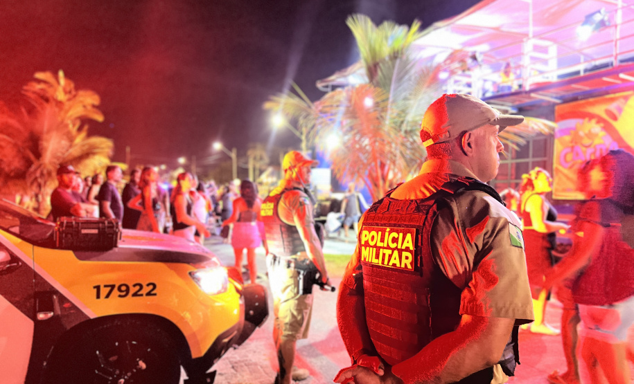 PMPR garante segurança no terceiro dia de Carnaval em Pontal do Paraná