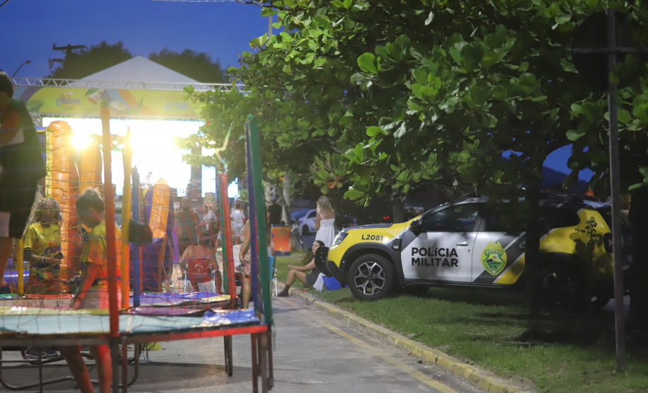 PMPR garante segurança no terceiro dia de Carnaval em Pontal do Paraná