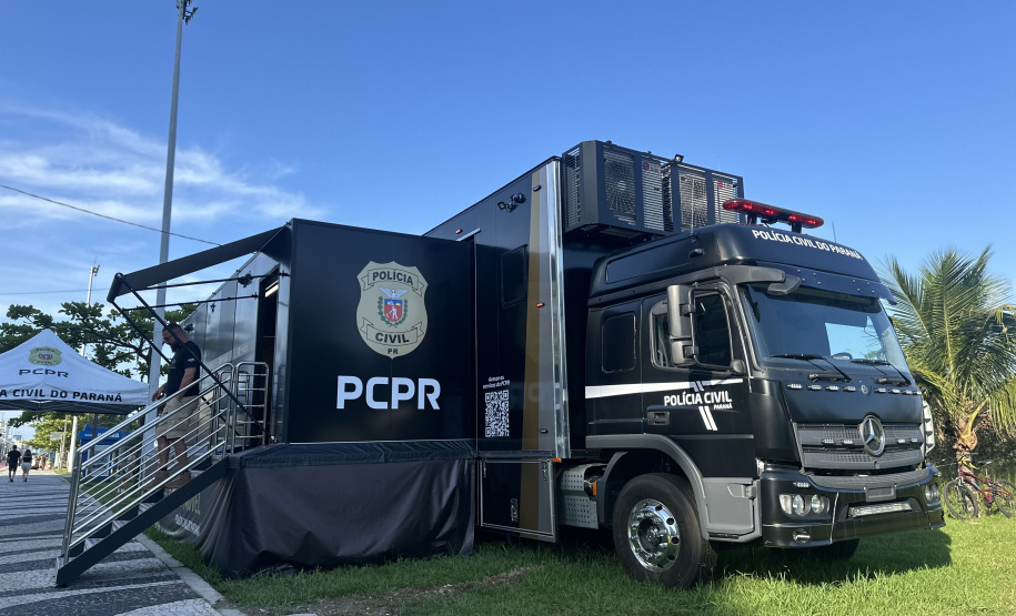 PCPR e PMPR reforçam atendimento no Litoral com módulos móveis durante o Verão Maior Paraná