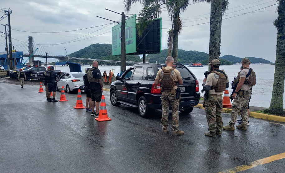 SESP coordena Operação Travessia com forças de segurança em Guaratuba e Matinhos