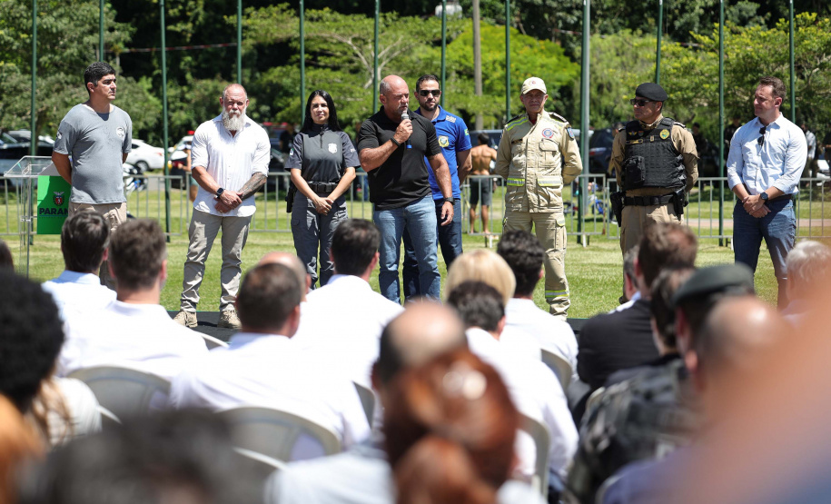 Ratinho Junior entrega 243 drones para monitoramento aéreo das forças de segurança do Paraná