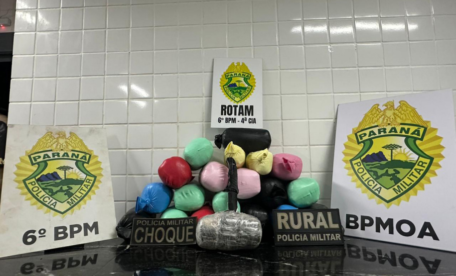 Com apoio aéreo, PMPR apreende droga escondida em tanque de combustível na BR-277