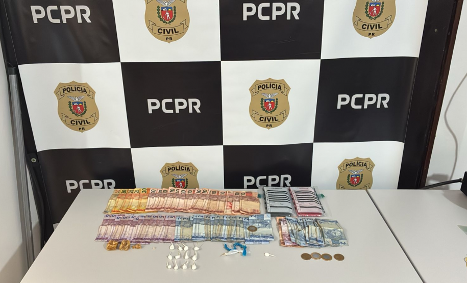 PCPR desarticula ponto de venda de drogas e prende três pessoas em Guaratuba