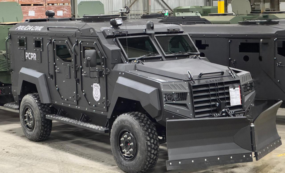 Estado compra sete blindados para operações de segurança de alta complexidade