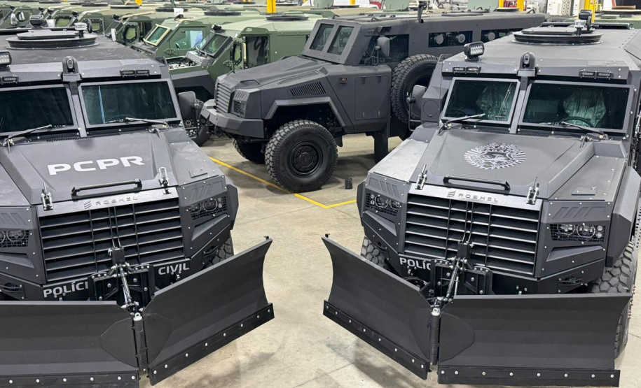 Estado compra sete blindados para operações de segurança de alta complexidade