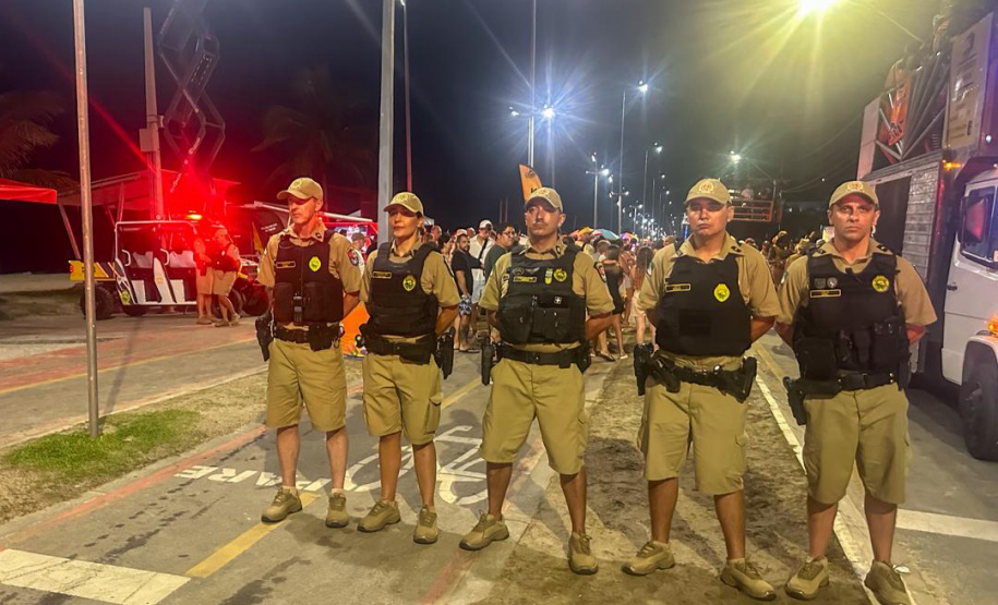 Com policiamento reforçado, Carnaval do Litoral teve redução de 44% nos roubos
