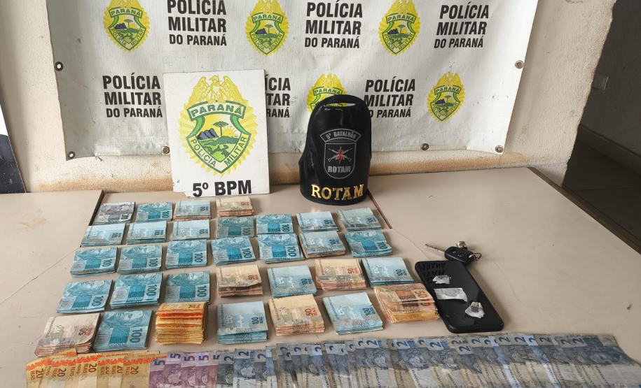 PMPR prende homem por tráfico de drogas e apreende mais de R$ 32 mil em Londrina