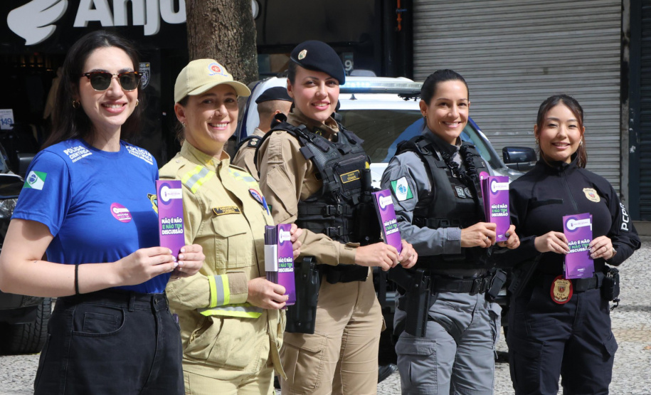SESP promove ação de combate à violência contra a mulher na capital e em outras 10 cidades
