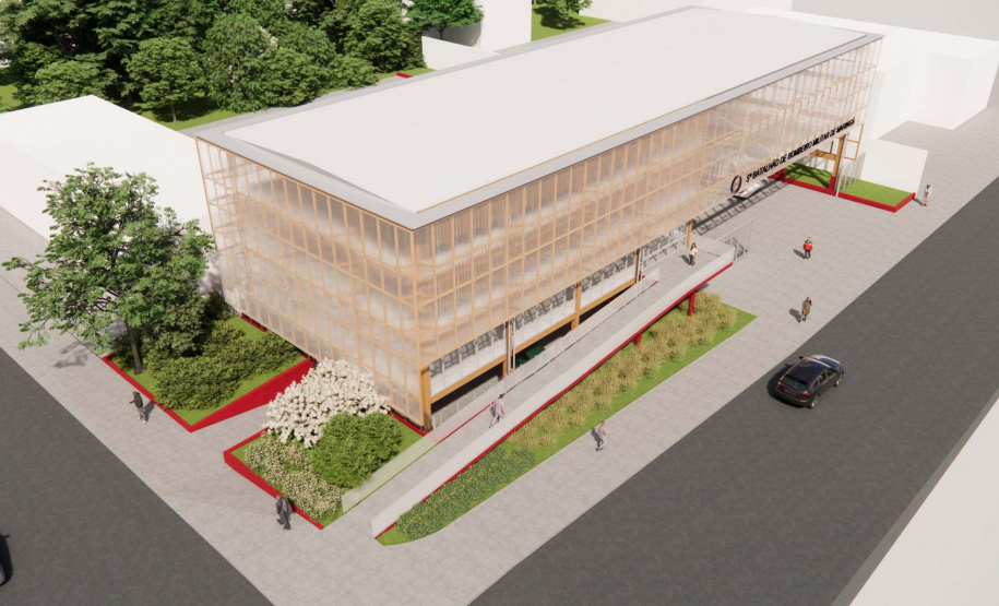 Estado entrega anteprojeto de reforma e ampliação do batalhão dos Bombeiros em Maringá