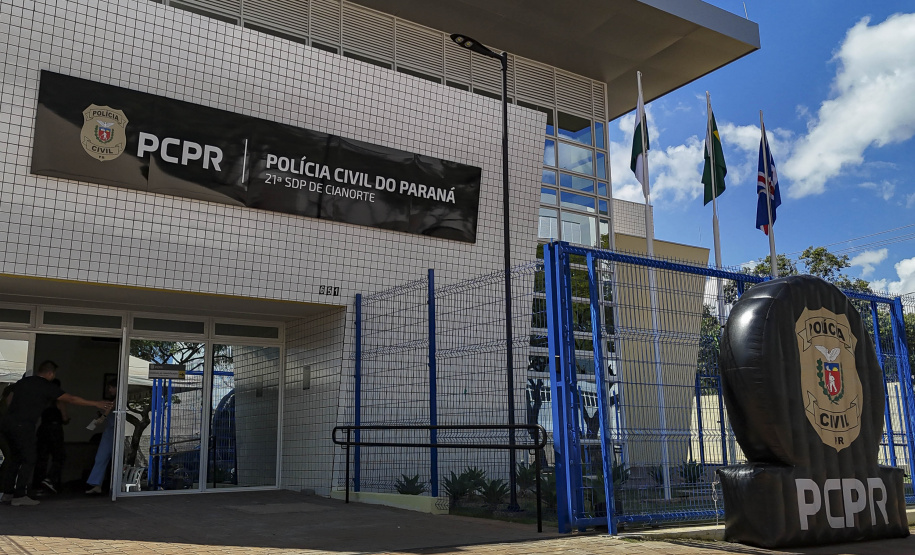 Com investimento de R$ 6,8 milhões, governador entrega Delegacia Cidadã de Cianorte