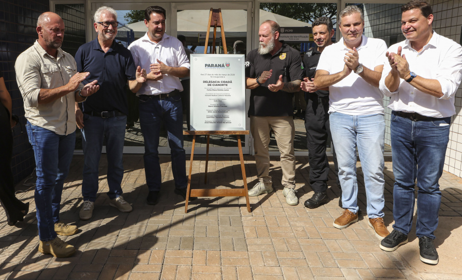 Com investimento de R$ 6,8 milhões, governador entrega Delegacia Cidadã de Cianorte