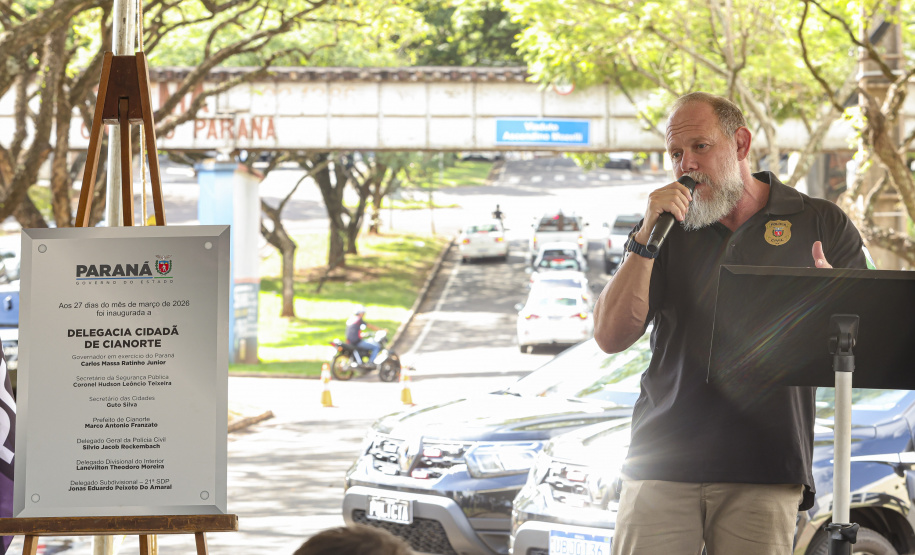 Com investimento de R$ 6,8 milhões, governador entrega Delegacia Cidadã de Cianorte