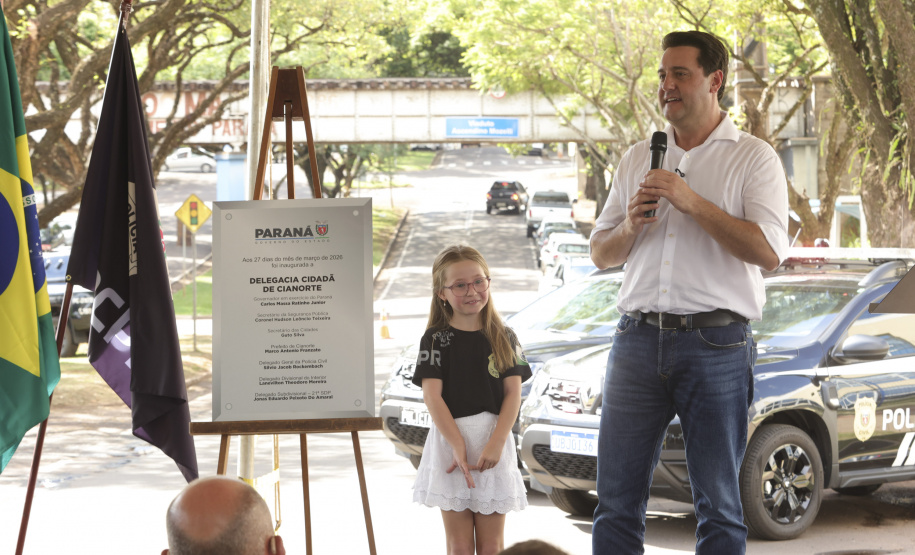 Com investimento de R$ 6,8 milhões, governador entrega Delegacia Cidadã de Cianorte