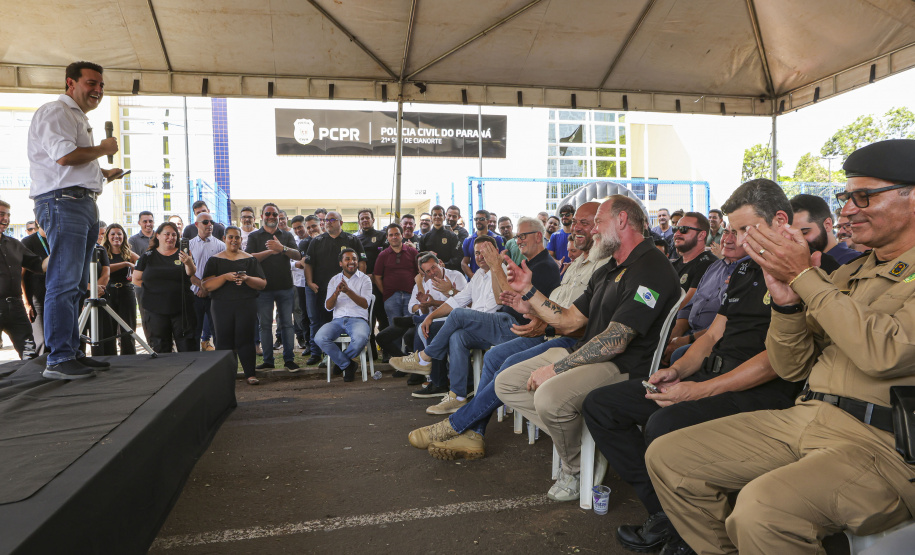 Com investimento de R$ 6,8 milhões, governador entrega Delegacia Cidadã de Cianorte