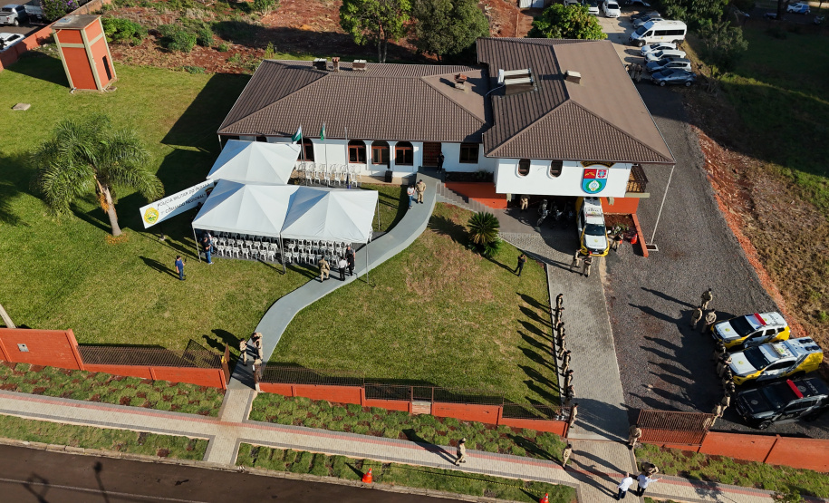 Governador inaugura sede do Comando Regional da PMPR e anuncia reforço na segurança em Pato Branco