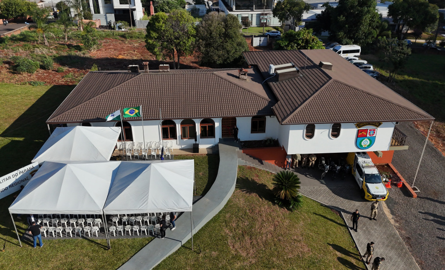 Governador inaugura sede do Comando Regional da PMPR e anuncia reforço na segurança em Pato Branco