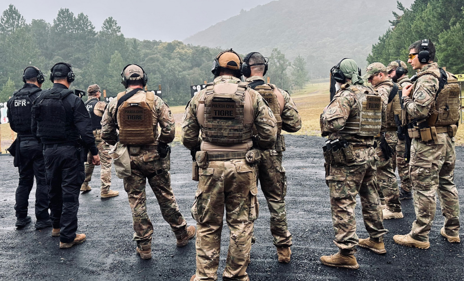 PCPR realiza curso de formação de instrutores de tiro especialistas em fuzil