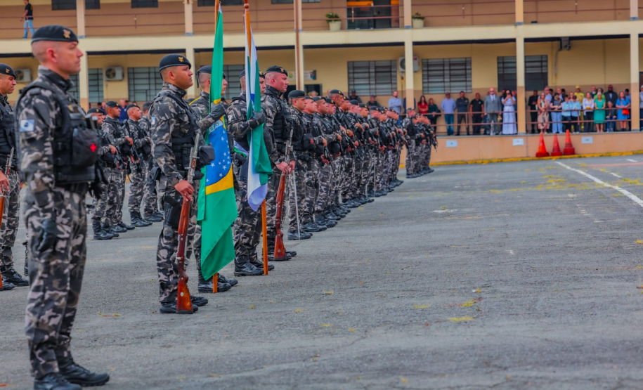 PMPR realiza solenidade de entrega de comando do BPRONE