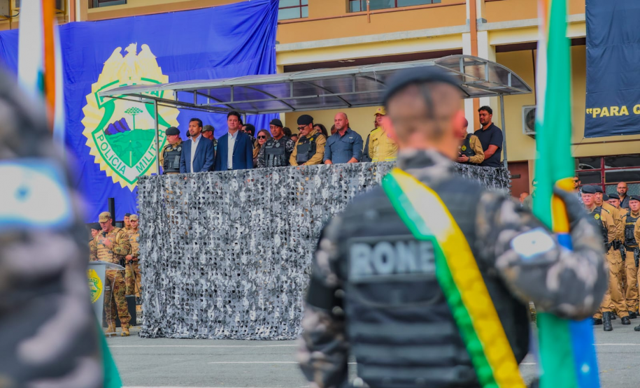 PMPR realiza solenidade de entrega de comando do BPRONE