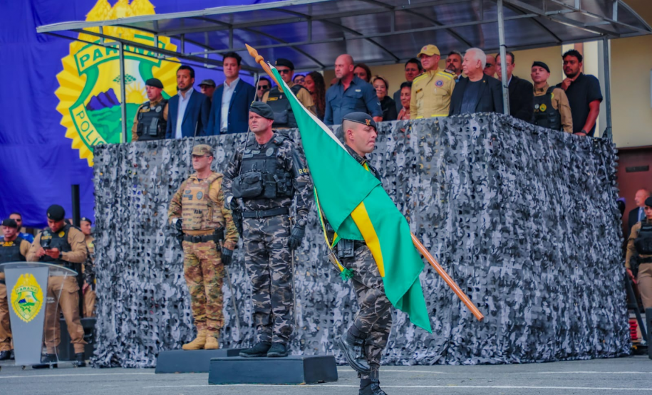 PMPR realiza solenidade de entrega de comando do BPRONE