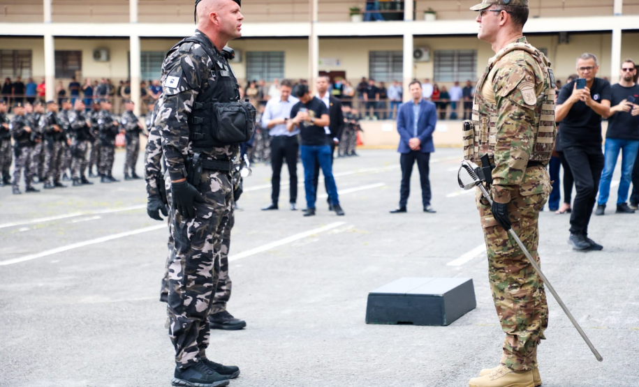 PMPR realiza solenidade de entrega de comando do BPRONE