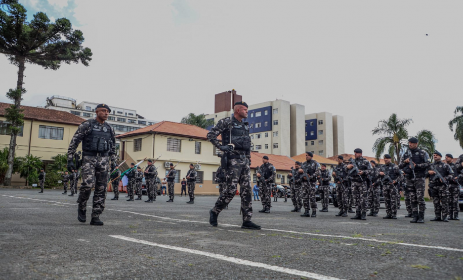 PMPR realiza solenidade de entrega de comando do BPRONE