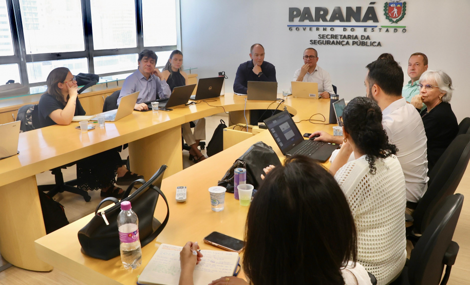 Reunião entre SESP, SEDEF e missão do BID mostra ótimos resultados do Programa Paraná Seguro