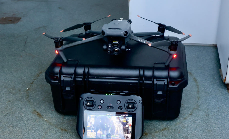 Estado entrega módulo móvel e drone para reforçar segurança na região de Umuarama