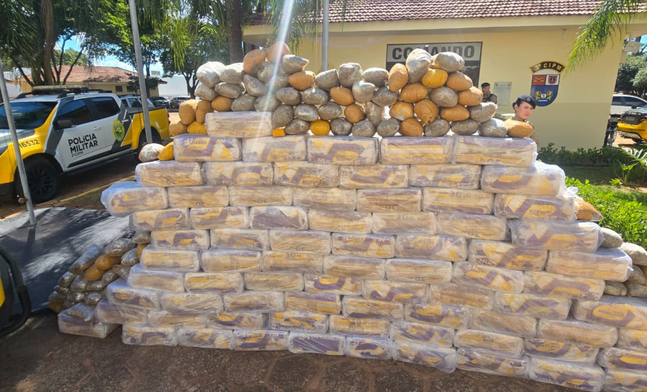 PMPR apreende mais de 1 tonelada de maconha em Planaltina